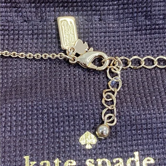 Kate Spade Spot the Spade Goldtone Necklace - Picture 4 of 4
